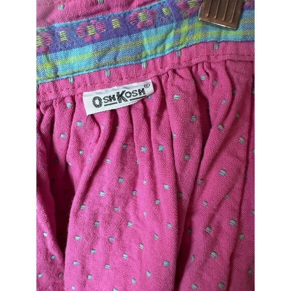 Vintage Oshkosh Pink Polka Dot Shorts USA Made Girls Sz 10 NWT - Picture 11 of 14